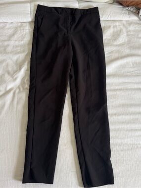Love Tree Black Dress Pants with Hook & Button Waist